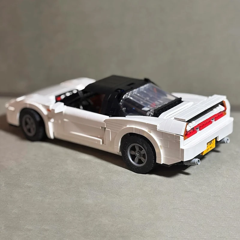 High-quality New MOC-238637 Technical White Super Sport Car Racing Compatible 10295 Block Brick Puzzle DIY Toy Chrismas Gift Boy