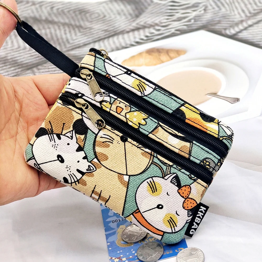 

Women Printing Style Coin Bag Ladies Organizer Wallet Female Phone Purse Money Pouch Clutch Handbag for Girls Waterproof Wallet