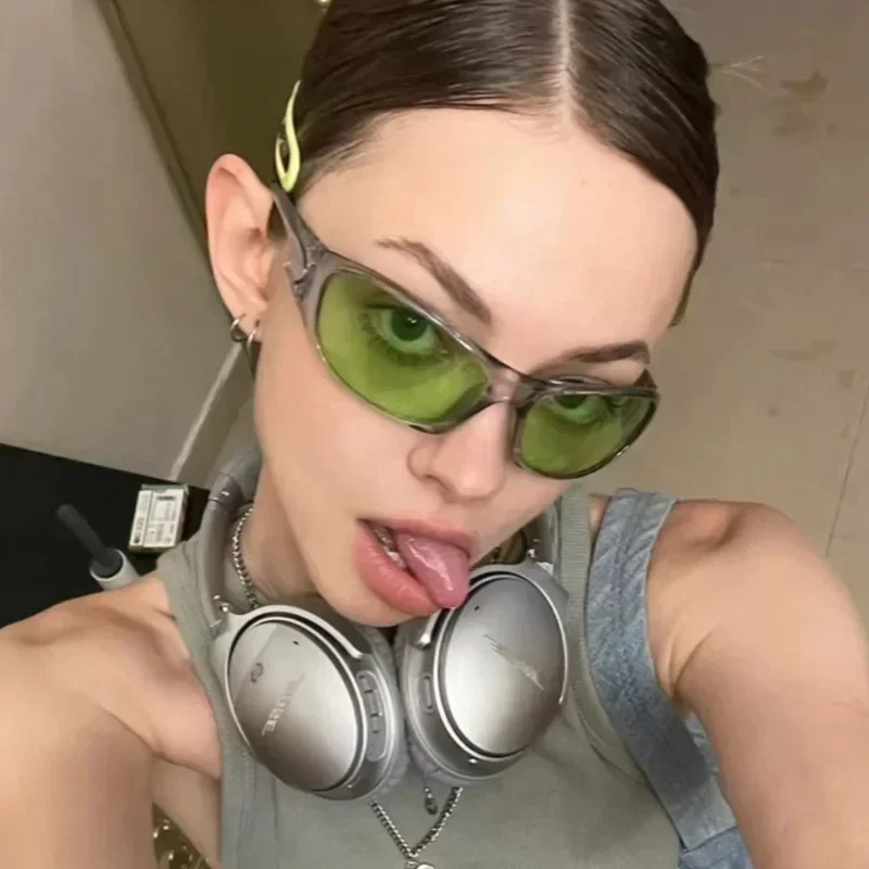 New Sunglasses Women Goggle Luxury Brand Wrap Square Sun Glasses Shades Eyewear UV400 Female Designer Eyeglasses - view 2