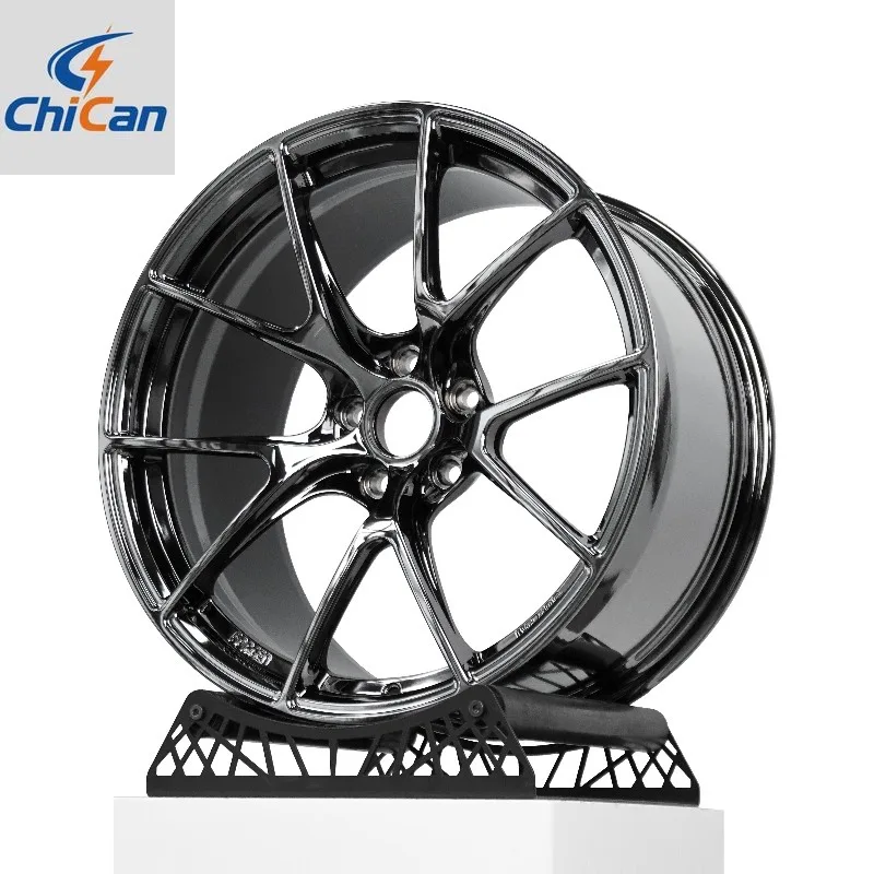 

【2026】Колёсные диски Chican Custom Forged с чёрным хромированием VS-5RS 17-21 5x120 5x114.3, цельные, для BMW F30, Tesla, Mustang