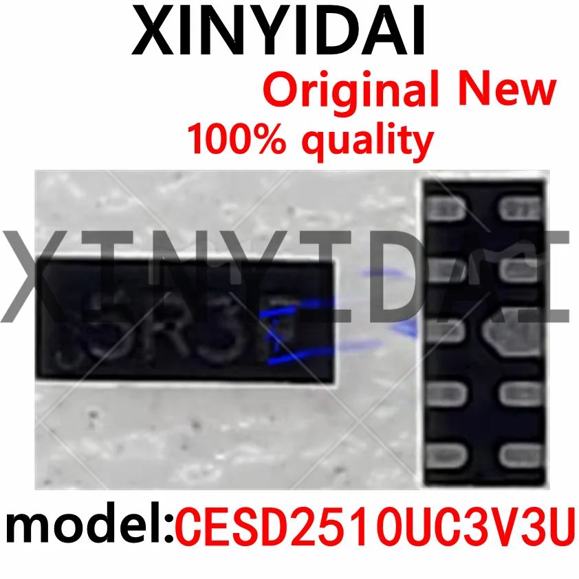 

2-5PCS CESD2510UC3V3U printing wire 5R3P DFN2510