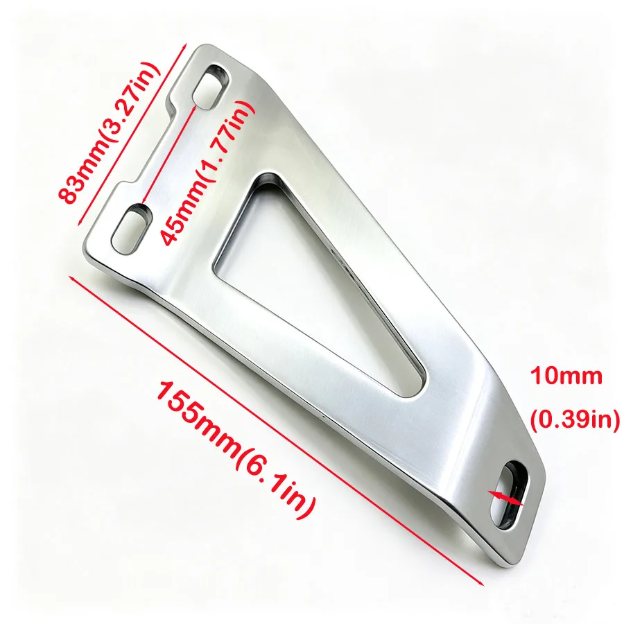 Motorcycle Exhaust Hanger Brackets Black Chrome Mount For Suzuki GSXR 600 750 GSXR 1000 Yamaha YZF R1 yzr-r1 Kawasaki ZX6R ZX9R