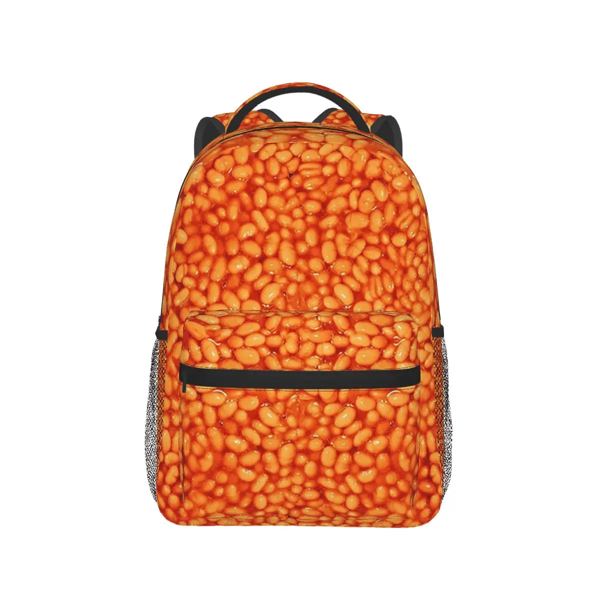 Baked Beans In Things Pattern Backpack Hot Sale Daypack Large Capacity Kids BookBag School Bag Shoulder Bags for Men Women