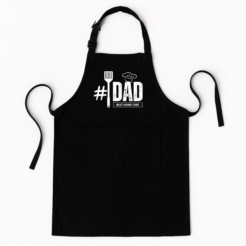 Best Dad Ever Aprons Father's Day Apron Gift for Daddy Cooking Aprons With Pockets Kitchen Apron AP-002