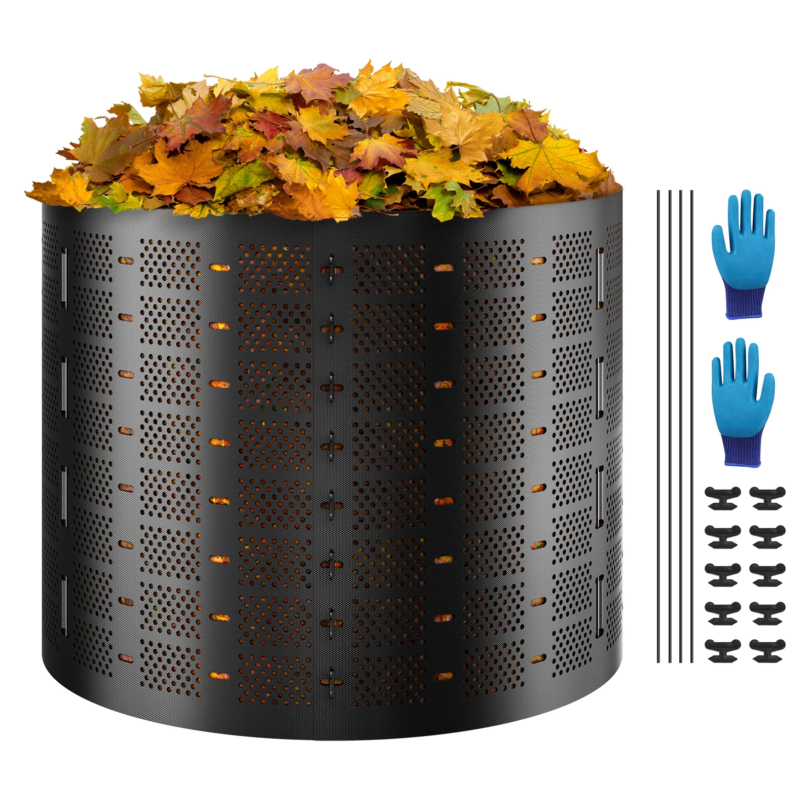 Compost Bin - SucceBuy 퇴비통 80/220갤런, 실외용, 확장 가능,