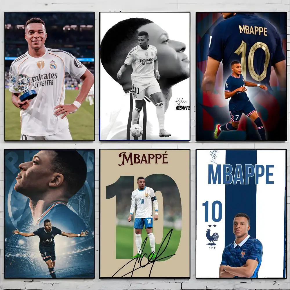 athlete sports K-Kylian Mbappe Poster Superior Home Space  Indoor Decorative Art & Home Decor