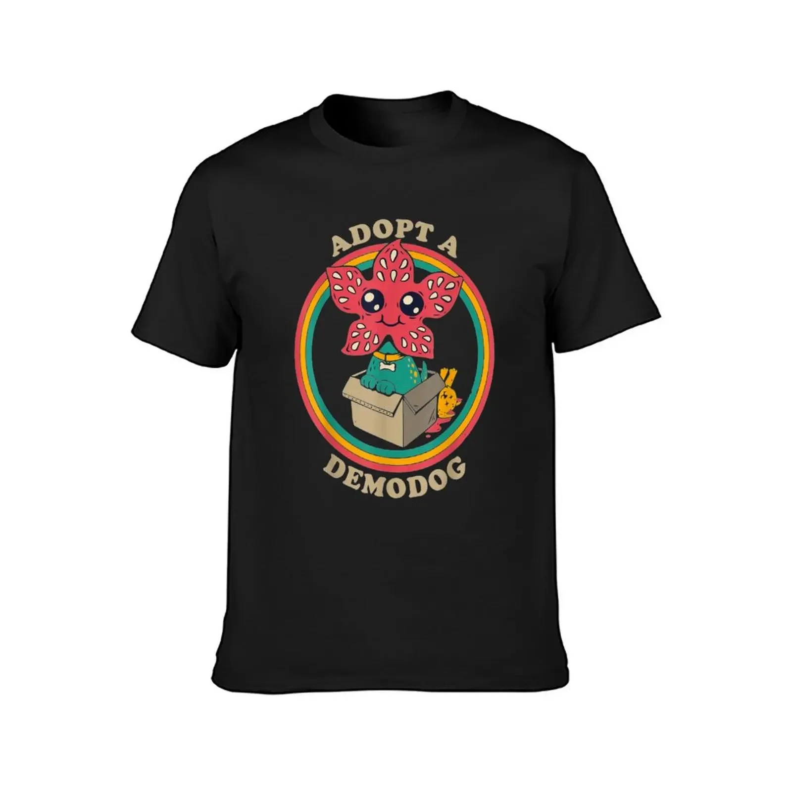 Adopt A DemoDog T-Shirt korean fashion shirts graphic kawaii clothes clothing for men