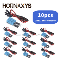 10pcs/ 3pin KY-015 DHT-11 DHT11 Digital Temperature And Relative Humidity Sensor Module + PCB For Arduino DIY Starter Kit