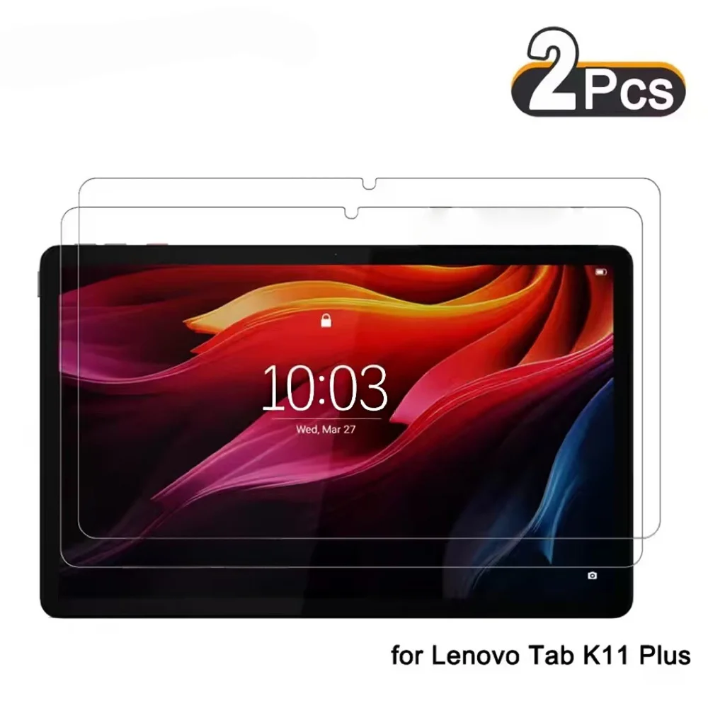 

2PCS Tempered Glass Tablet Screen Protector For Lenovo Tab K11 Plus 11.45 Inch 2024 TB352FU TB352XU Anti-scratch Protective Film