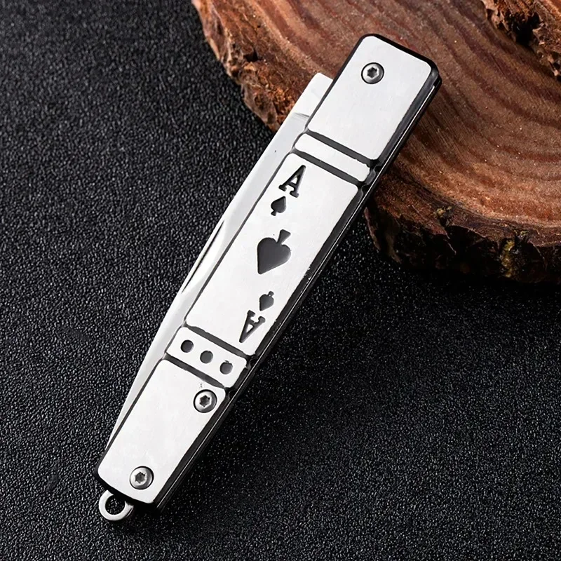 1pc Sharp Fruit Knife, EDC Handy Pocket Knife, Self-Defense, Camping Multi-purpose Survival Knife and BBQ - view 5
