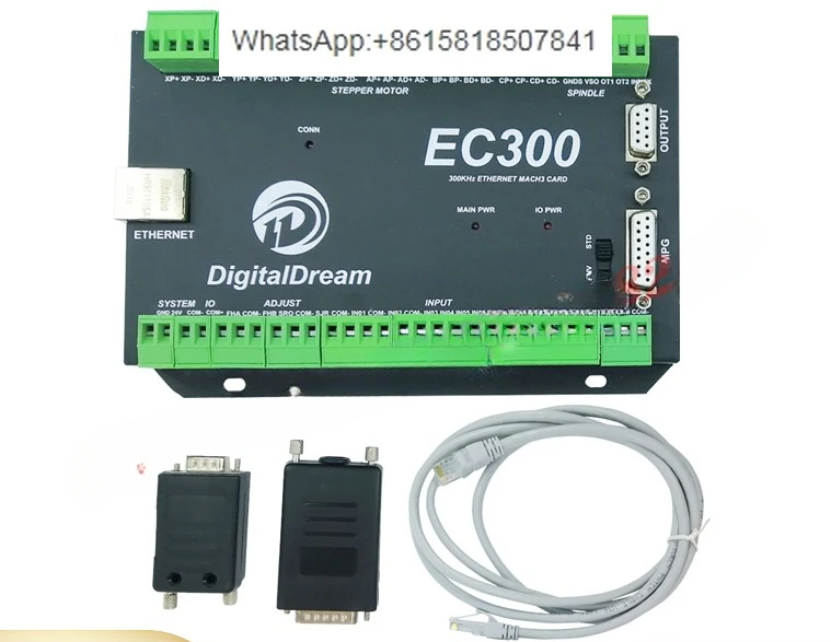 MACH3 EC300 3/4/5/6 axis numerical control motion control card, engraving machine controller, network port communication