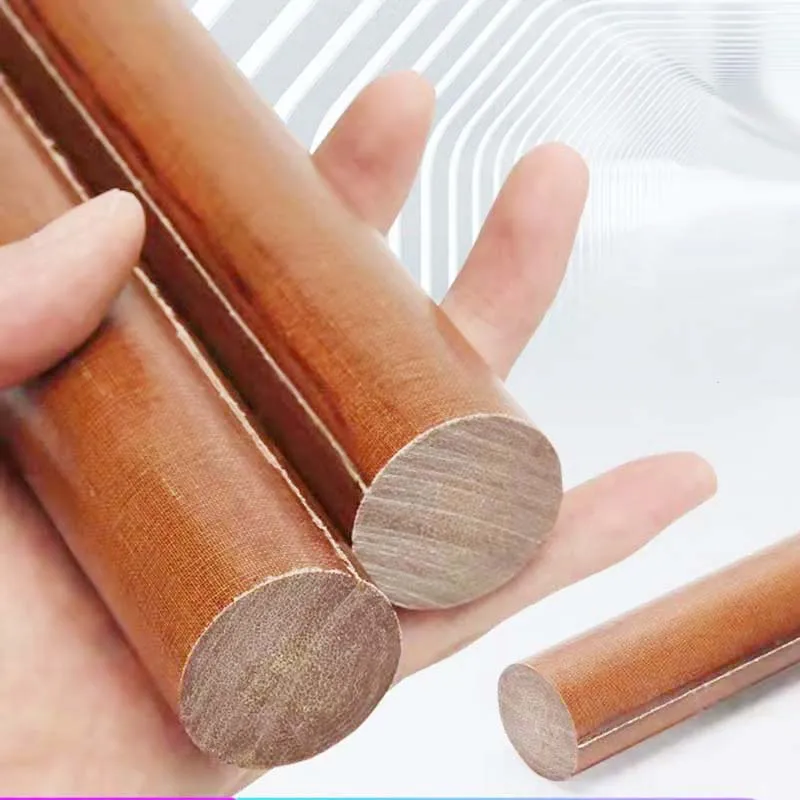 50cm Phenol-formaldehyde resin rods coffee color insulating bar bakelite rod stick dia.8mm~45mm