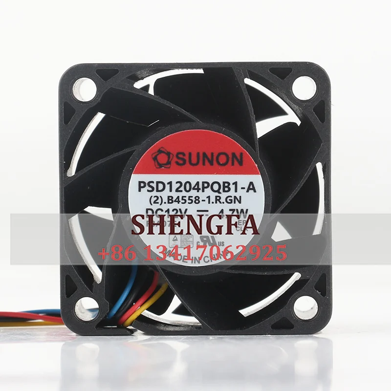 Original SUNON 40*40*28MM PSD1204PQB1-A DC12V 4.7W 4028 4CM dual ball cooling fan