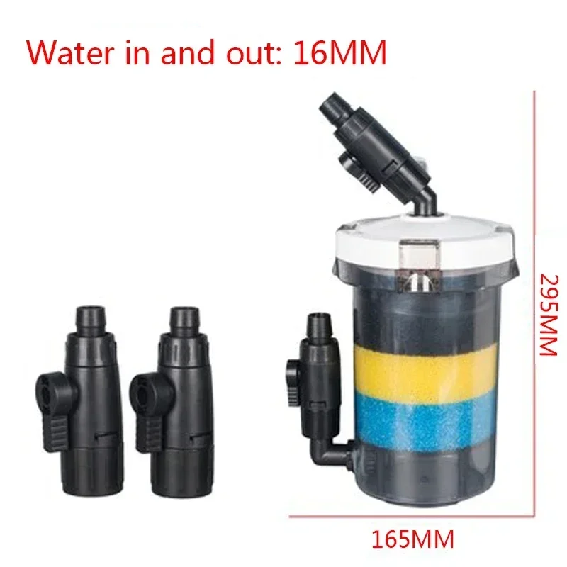 SUNSUN HW-602B HW-603B Super Quiet 6W 400L/H Aquarium Fish Tank External Filter Canister Outer filtration system EW602B EW603B