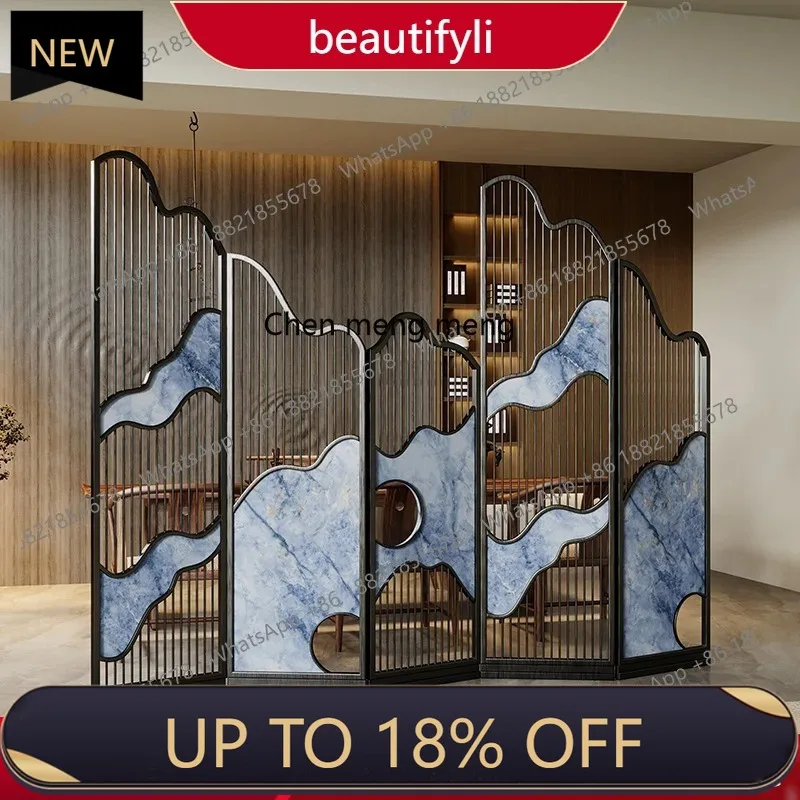 

P178 Folding screen partition living room home modern simple entry door porch blocking wall