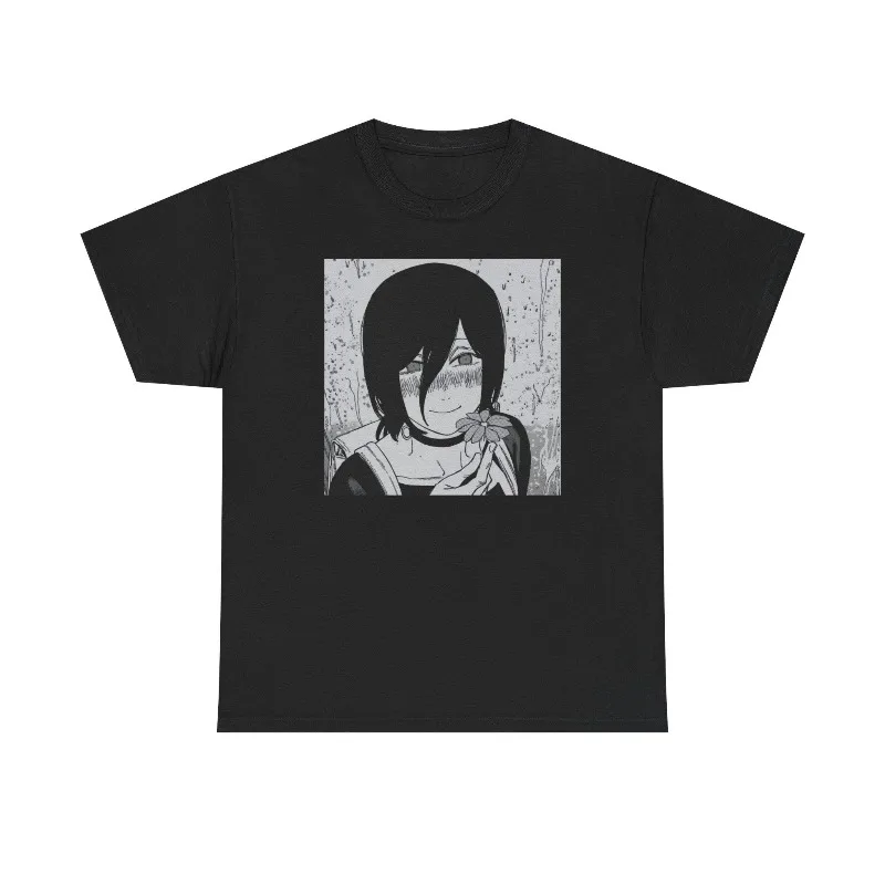 

Summer Men's T-shirts Japanese Anime Chainsaw Man Makima Reze Graphic Clothing Harajuku Y2K Women’s Oversized Cotton Tops Tees