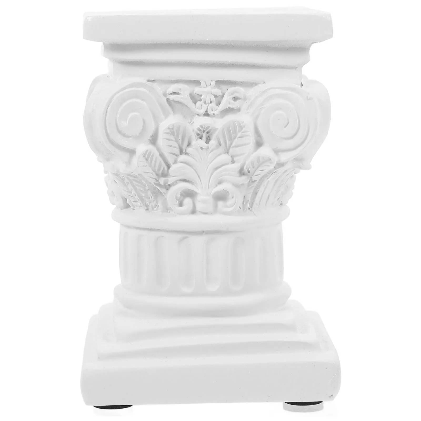 

Roman Column Statue White Mini Pillars Greek Decor Wedding Home Office Photo Props gypsum column statue roman pillar for garden