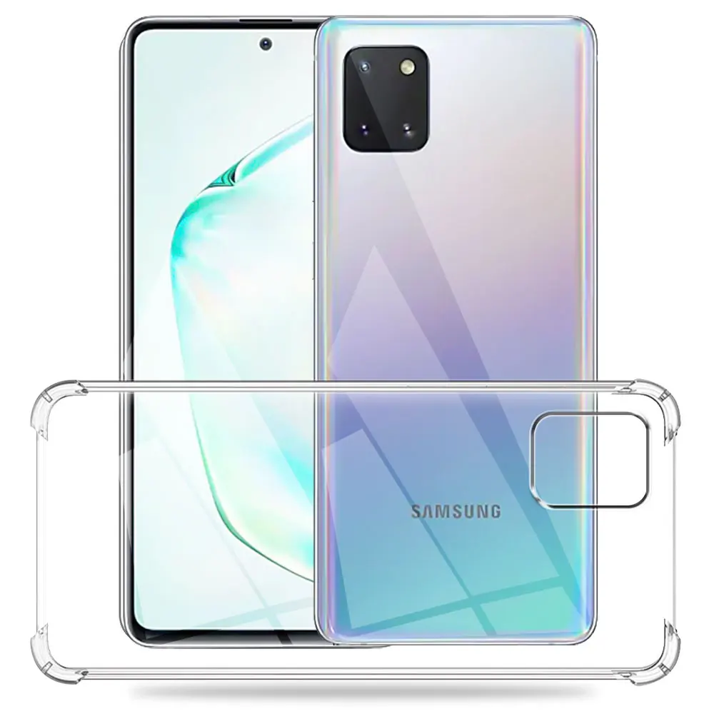 For Samsung Note 10 Lite Case Shockproof Cases For Samsung Galaxy Note 10 Lite Silicone Soft Clear Cover Funda Note10 Lite Coque