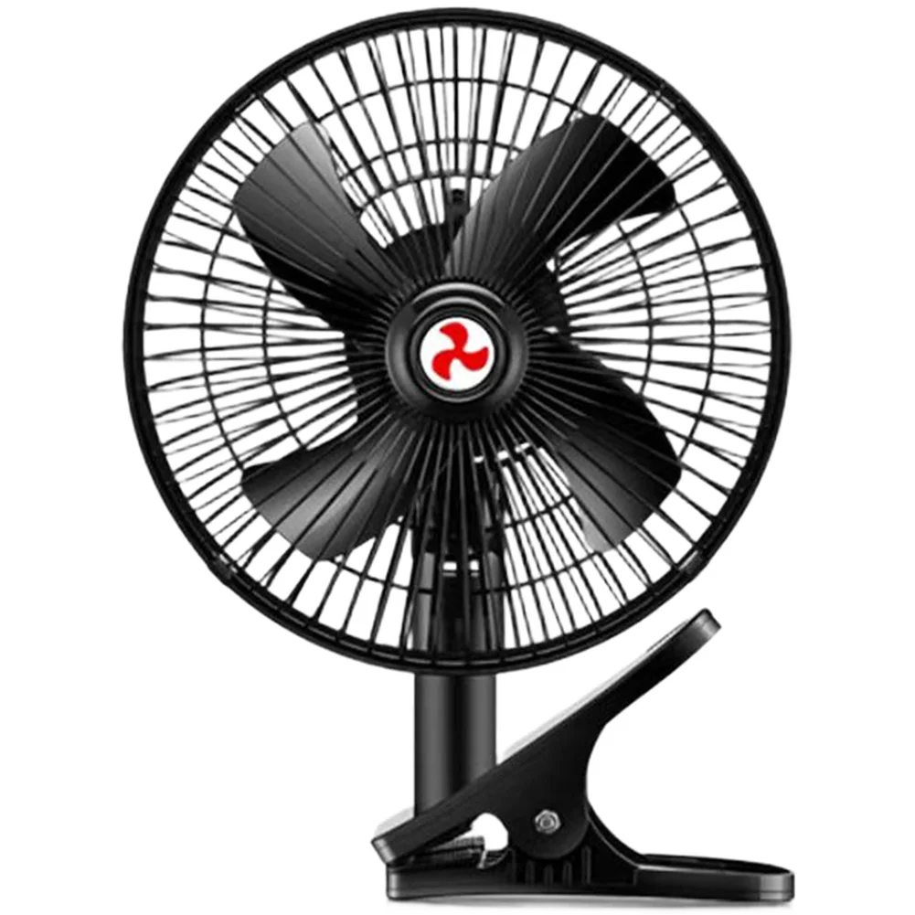 12/24V Oscillating Car Fan 360° Cooling Ventilation DC Clip Fan For Truck RV Hand Tool Power Tool Accessories