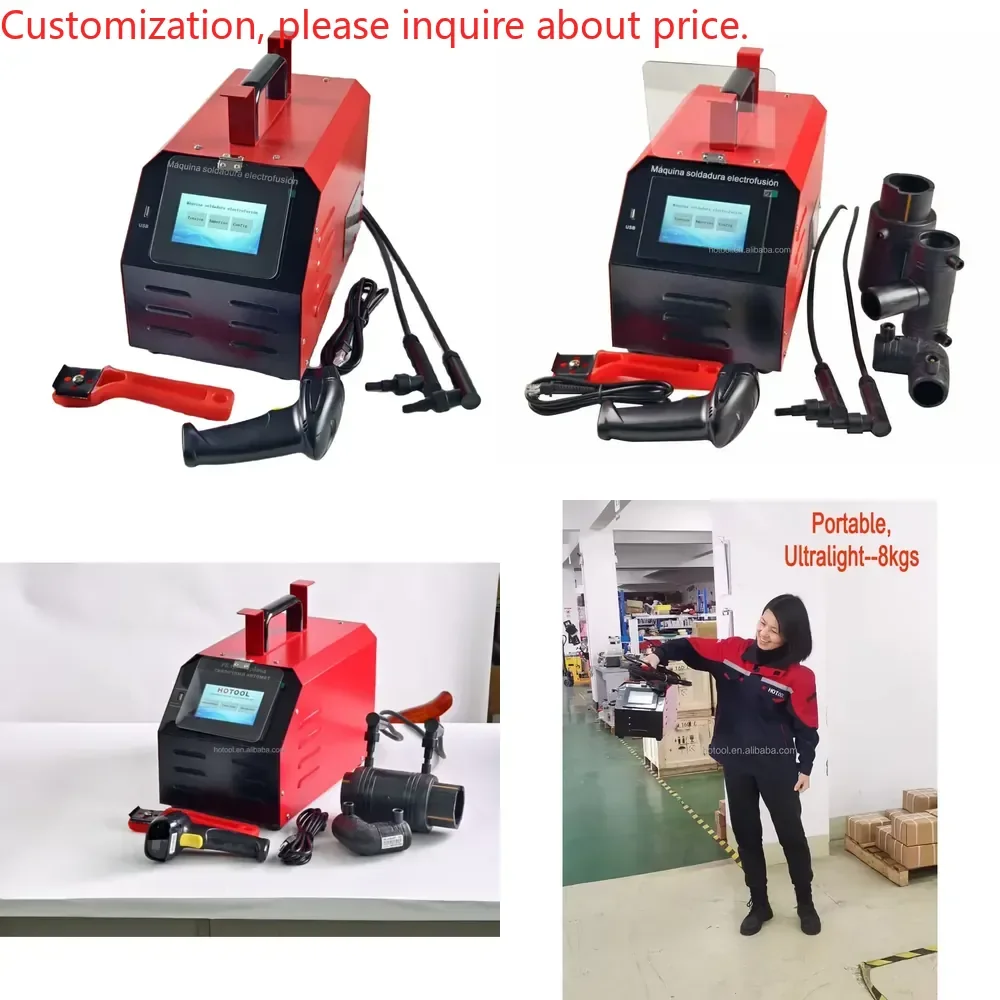 

OEM ODM Factory PE315 HDPE Electrofusion Welding Machine 20-315mm PE Fittings Welder with Touch Screen Operation Automatic