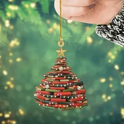 Christmas Tree Ornaments Book Lovers Decorations For Tree Ornament Christmas Decoration for Home Xmas Gifts New Year 2024