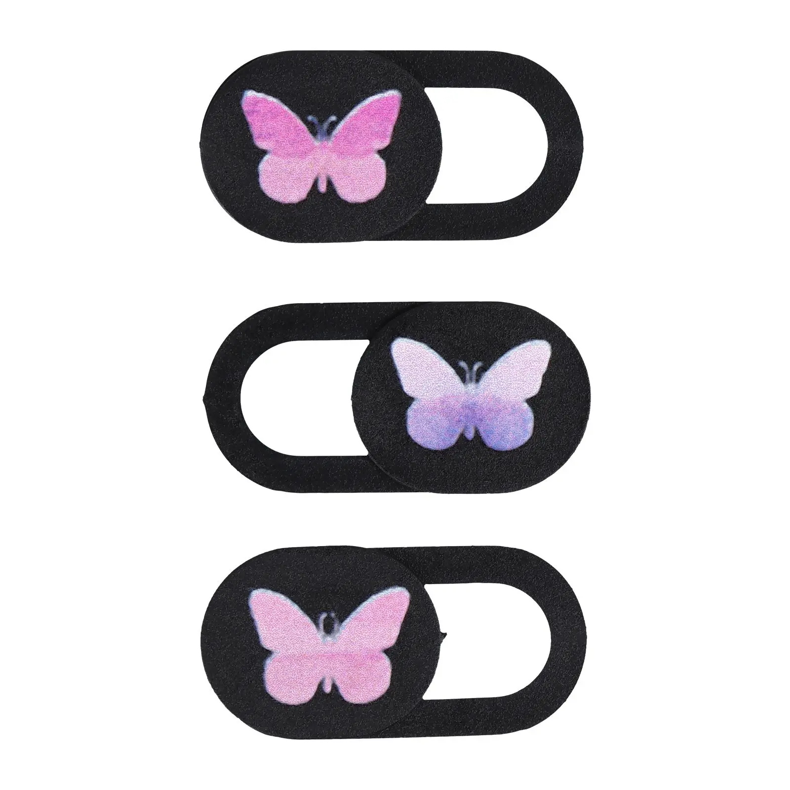 

3 Pcs Webcam Privacy Cover Laptop Camera Slider ABS Thin Movable Protector Unaffected Vision Large Hole Security Decor