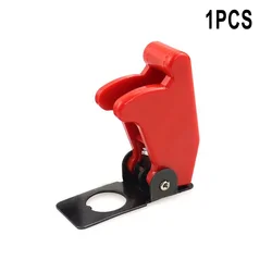 Illuminated LED Toggle Switch Cover 12V Car Dashboard With Missile Flick Cover Auto Car Boat Truck Illuminated Red Green