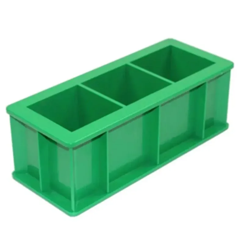 5pcs High quality concrete tryout 70.7mm cube three slot ABS plastic thickening compression test mold mortar test block mold