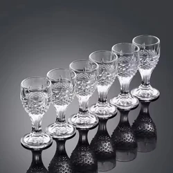 10ml 6pcs/12pcs Set Household Shot Glass Small Capacity Glass Spirits Cup Transparent Liquor Goblet Light Luxury Wine Utensils