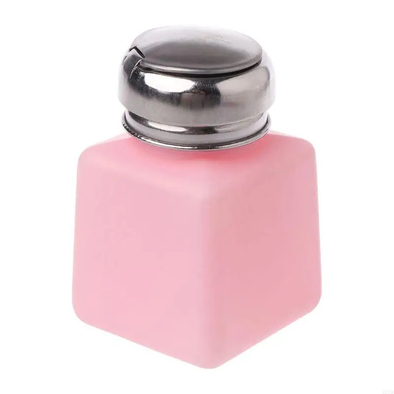 A2UD 100ml ขวดเปล่าเครื่องปั๊มยาทาเล็บ Remover ความดันของเหลว PUSH Down