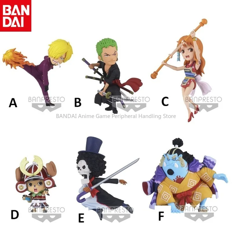 Bandai Original One Piece WCF WT100 VOL3 Acemark Hundred Views Series Anime Action Figure Model Toy Collectible Children's Gift