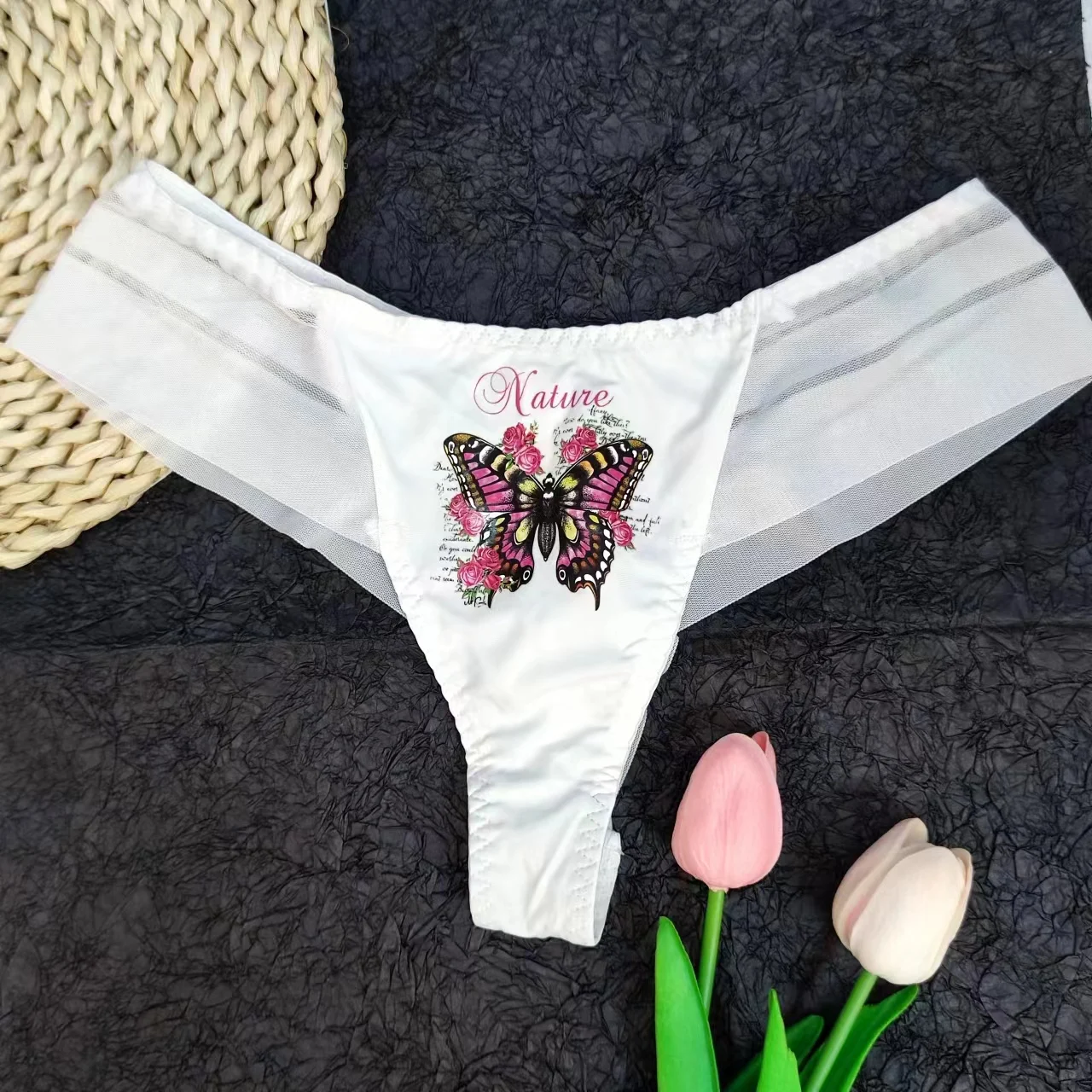 Custom Thong Personality String With Design Print Logo Picture Hotwife Sexy Lingerie Customize Panties Bikini Gift For Women