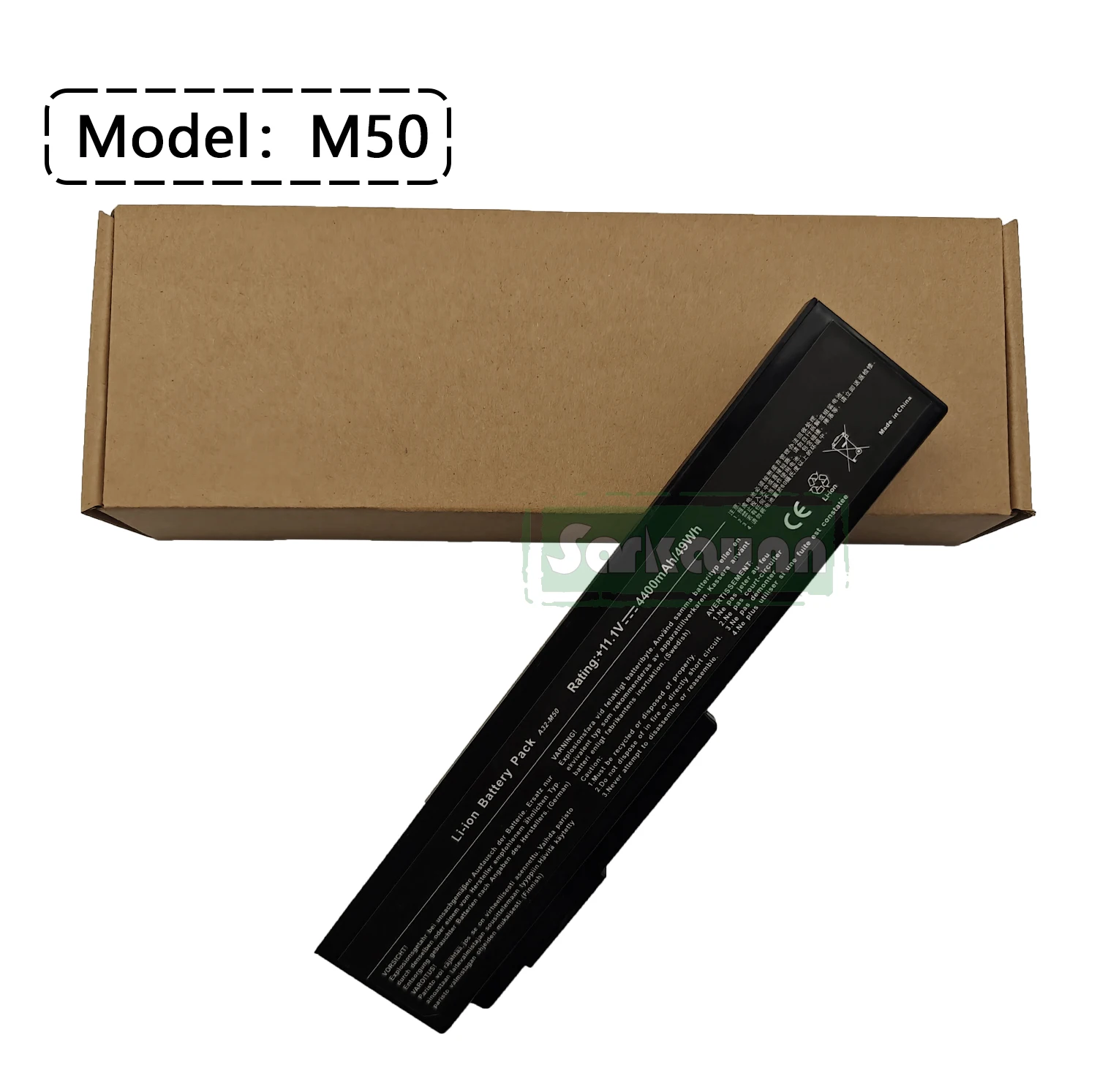 SARKAWNN 6 celle M50 batteria per LAPTOP per X57 G50 V50V M50 M50V M50Q M50Sa M50Sr M50Sv M51E M51Kr M51Se M51Sn M51Sr M51Va MEDION