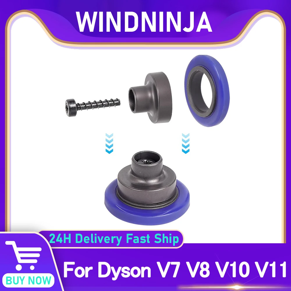 Replacement For Dyson V7 V8 V10 V11 Scroll Axis Rear Brush Bar Soft Roller Components Vacuum Cleaner Repair Parts Accessories
