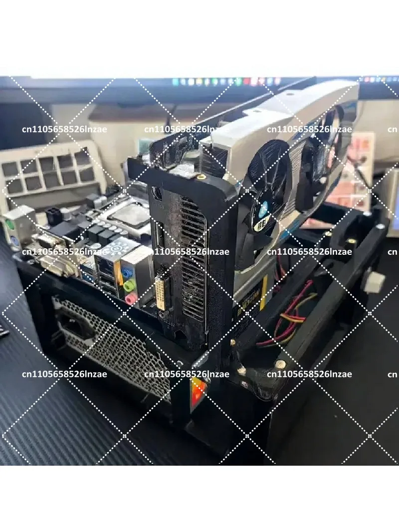 DIY Chassis Support Accessories for MATX/ITX Motherboard, Three-Slot Long Graphics Card, ATX/SFX Power Supply