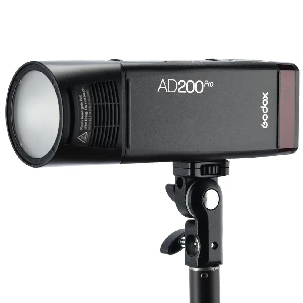 professional Godox AD200 Pro 200Ws 2.4G Flash Strobe 1/8000 HSS 500 Full Power Flashes