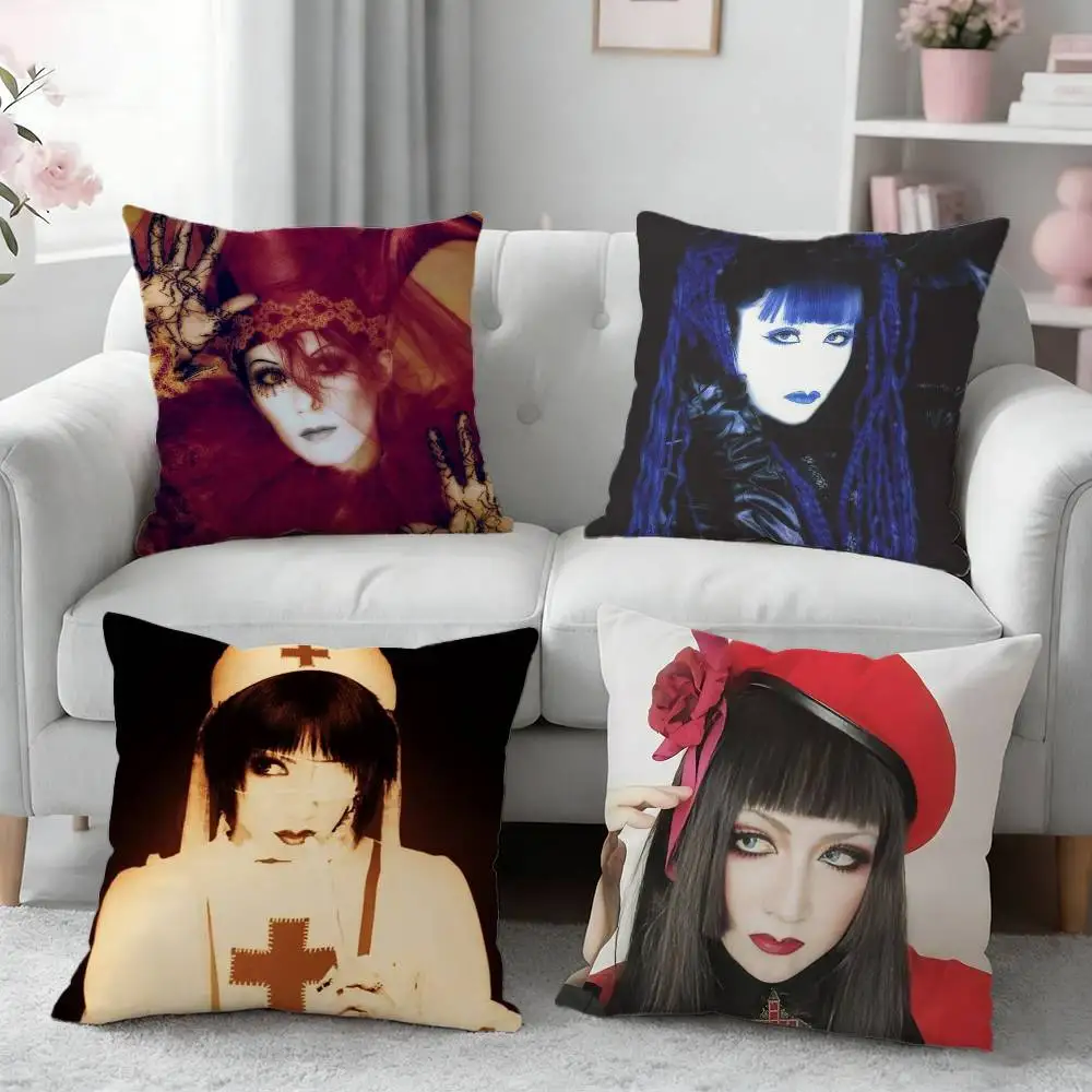 Mana M-Malice Gothic Mizer Pillow Case for Sofa Living Room Home office Decor Protective Cover
