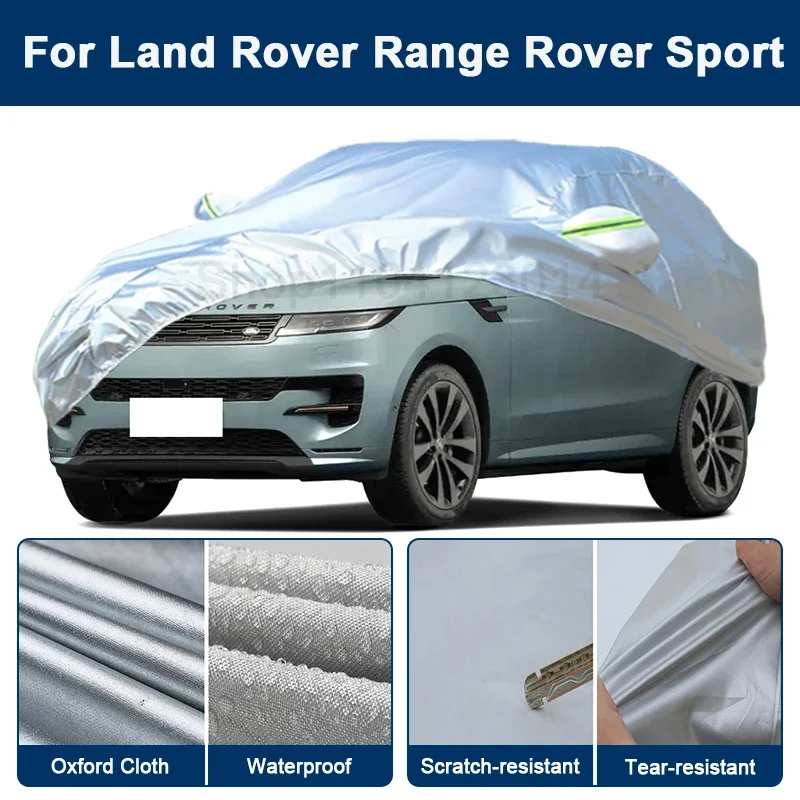 

Всепогодный чехол для автомобиля Land Rover Range Rover Sport с отражающими полосами, водонепроницаемый, снегозащитный, пылезащитный, с защитой от УФ-излучения