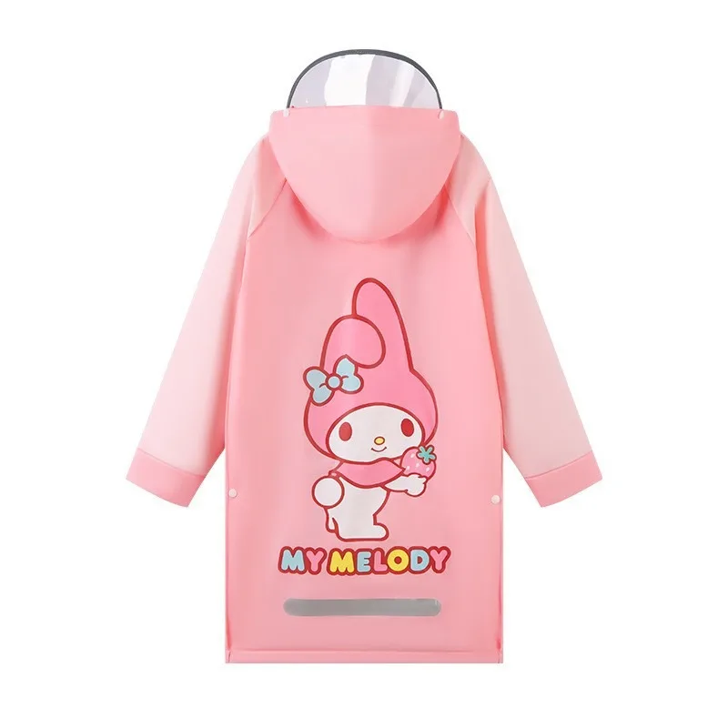 Japanese Amine Raincoat Stay Dry & Comfy in the Rain Outdoor Walking Cycling Kids Poncho Hooded Jacket for Girls & Boys