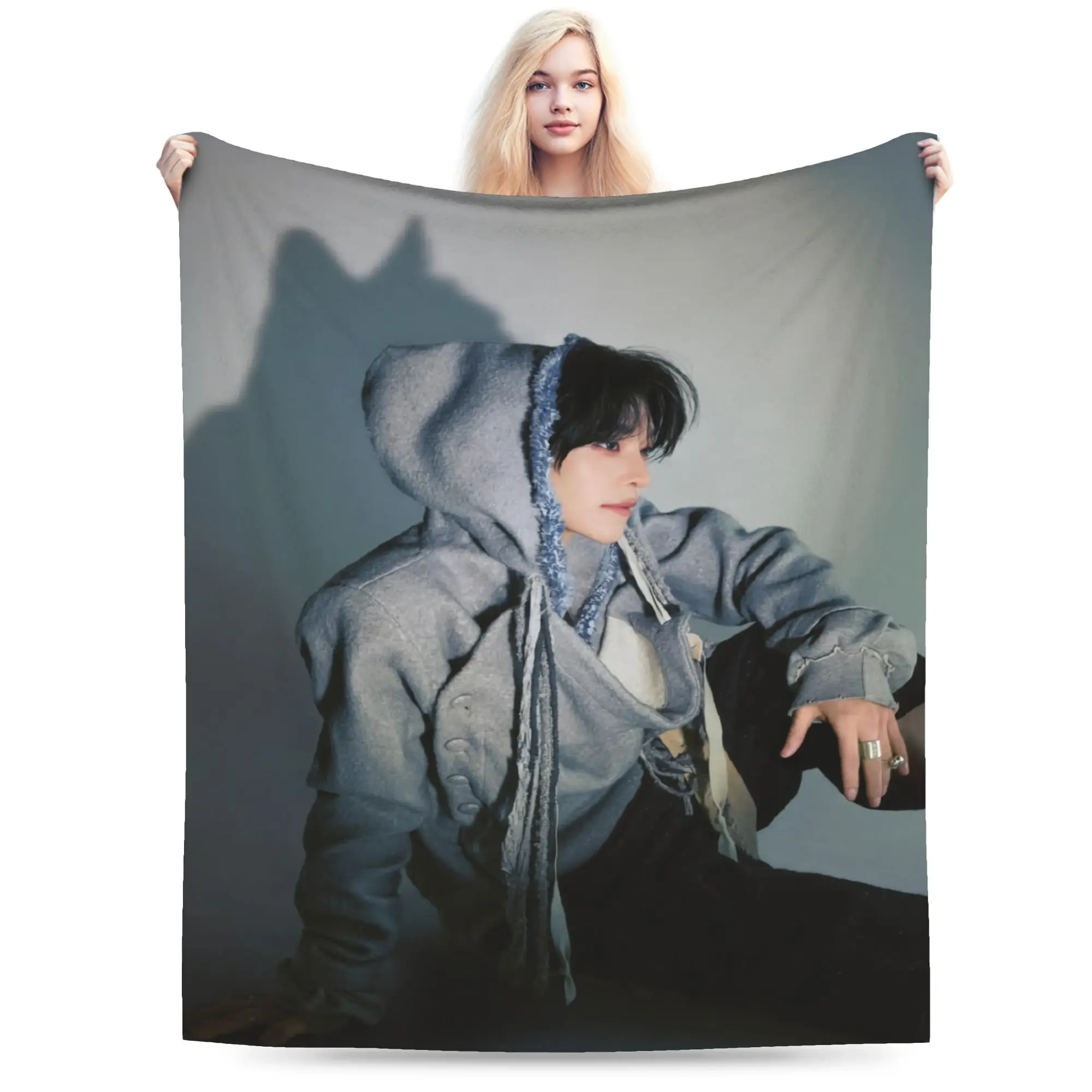 Ald1 Members Flannel Blanket Girls  Warm Bedding Throws Winter Home Decor Bedspread Sofa Bed Cover