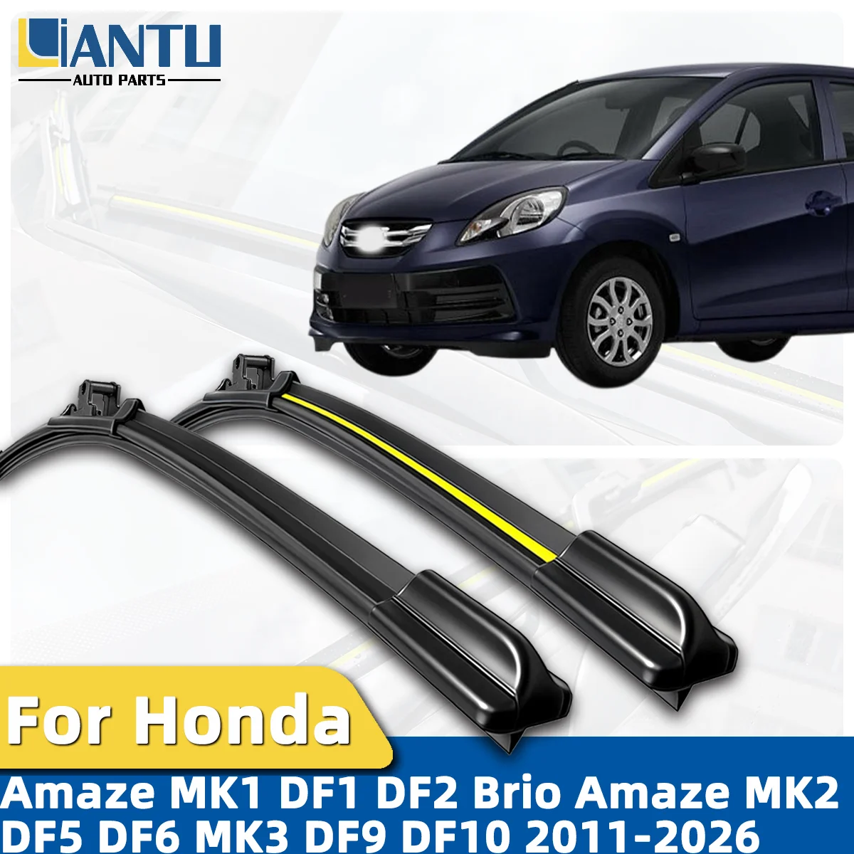 2Pcs Car Windshield Wiper For Honda Amaze MK1 DF1 DF2 Brio Amaze MK2 DF5 DF6 MK…