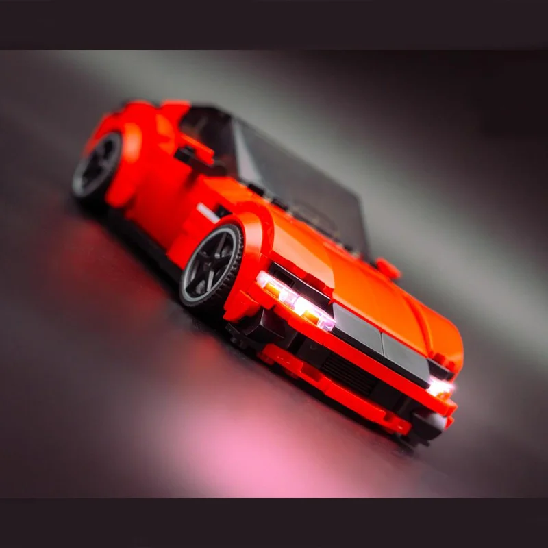 391 pezzi Nuovo MOC ​ ​ Champions City Highway 12 Cilindri Supercar Blocchi educativi modulari per bambini Regalo giocattolo