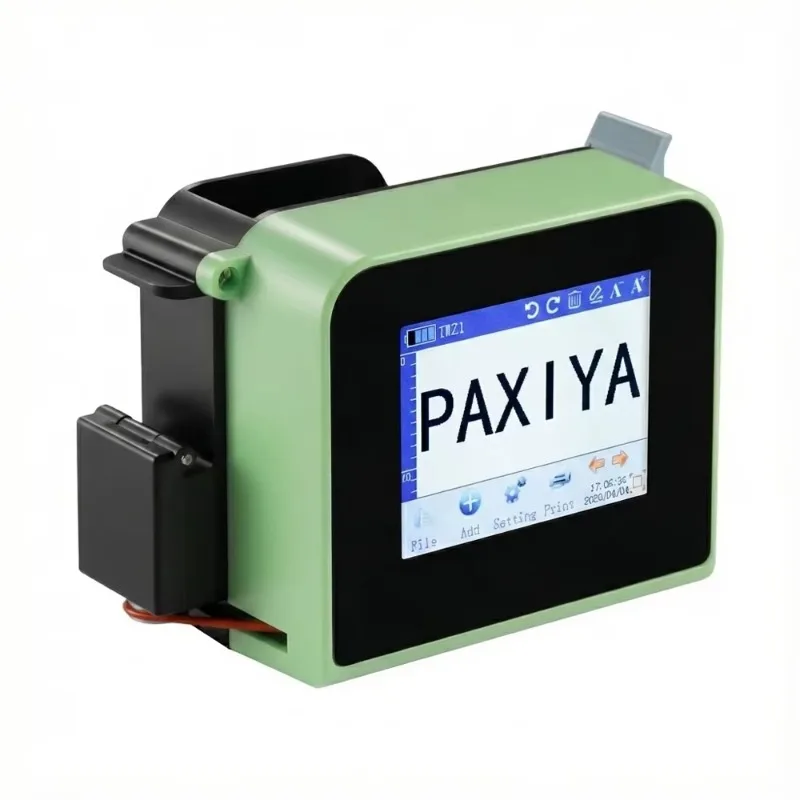 Mini Portable Handheld Inkjet Printer 12.7mm Batch Barcode Expiry Date QR Code for Carton Boxes Bottles Caps Plastic Bag Marking