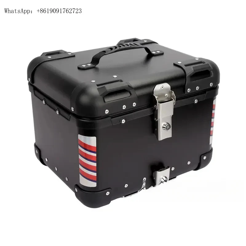 مصنع الساخن بيع العالمي 45L صندوق علوي للدراجات النارية Lage جذع حالة خوذة تخزين الذيل الخلفي Cer الأدوات ل Benelli CFmo #4