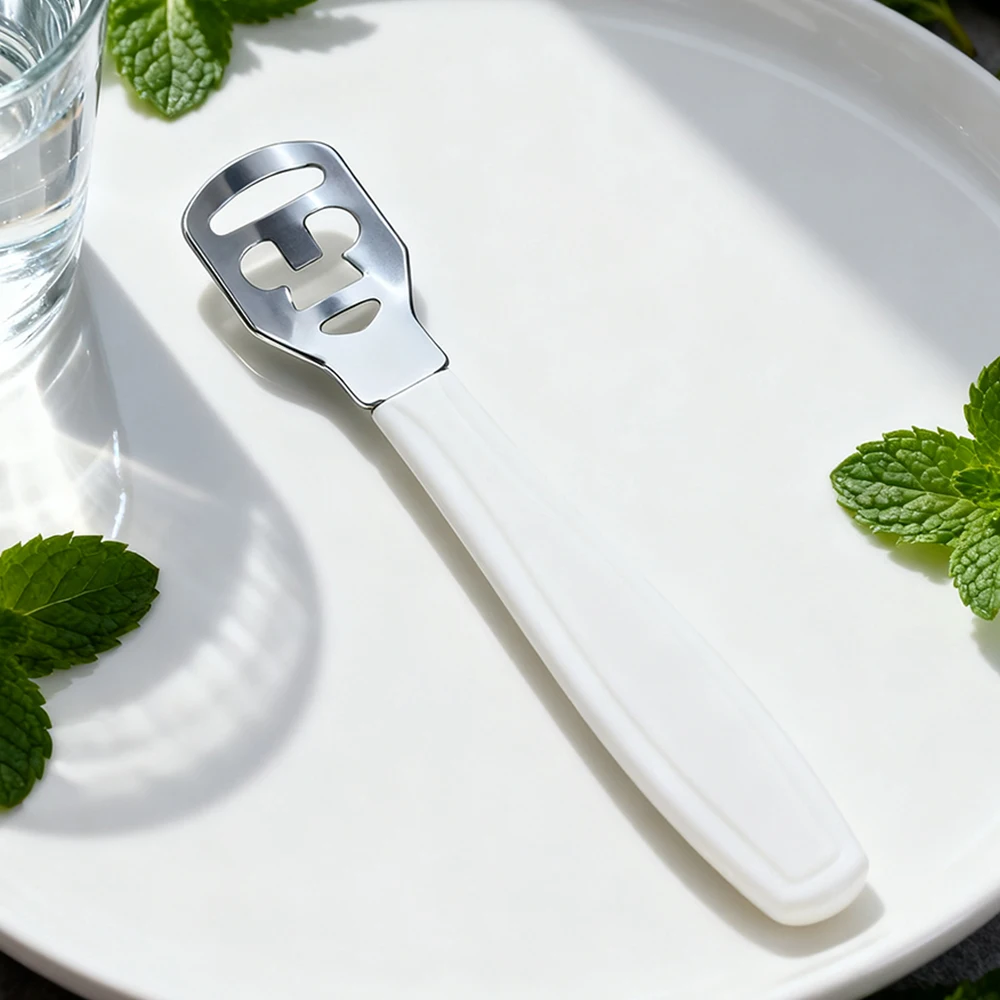 أداة العناية بالفم أساسية مريحة من الفولاذ المقاوم للصدأ منظف اللسان مكشطة اللسان لرائحة الفم الكريهة - تصميم على شكل حرف U يناسب اللسان #6