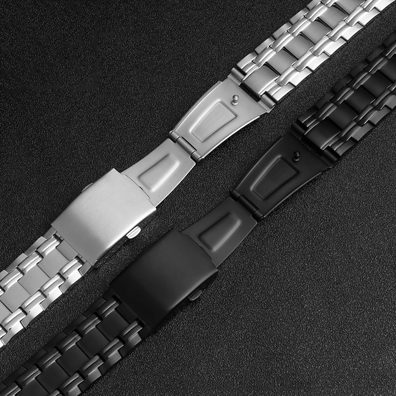 For Casio 5345 Men\'s 316L Stainless Steel Watch band For EDIFICE Series EFR-539D/539BK Metal Watch Strap Accessories 27x16mm