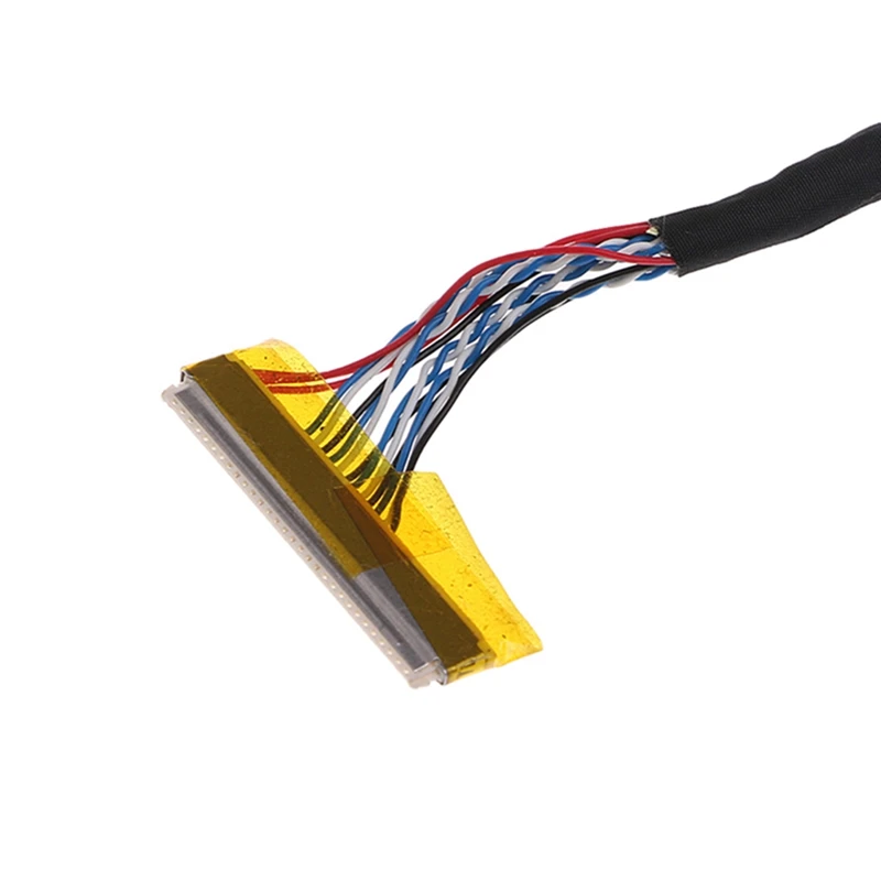 Universal FIX 30 Pin 1ch 6bit LVDS Cable 26cm For 14.1-15.6inch LCD Panel