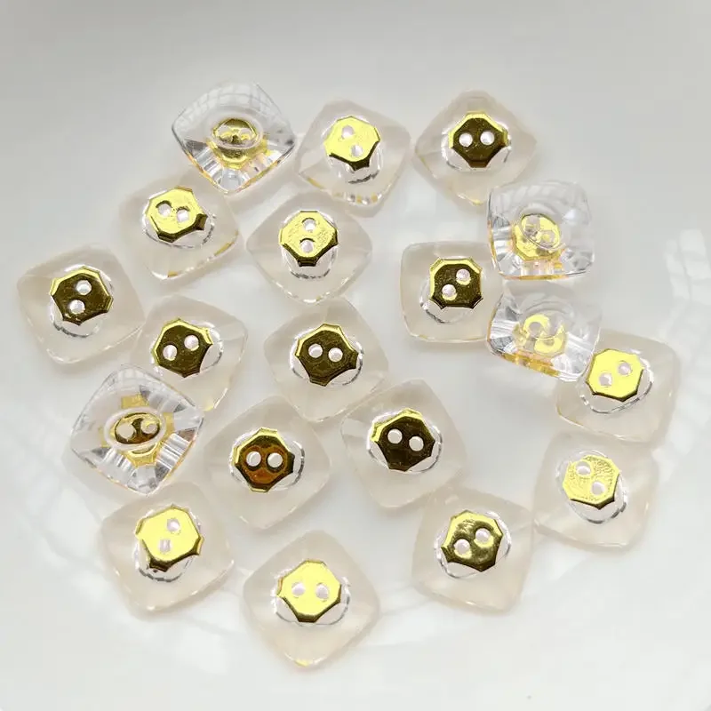 50pcs 3D สแควร์อะคริลิคความโปร่งใสสูงคริสตัล rhinestones เหมาะสําหรับเสื้อผ้า,รองเท้า,กระเป๋า,เครื่องประดับและตกแต่ง DIY