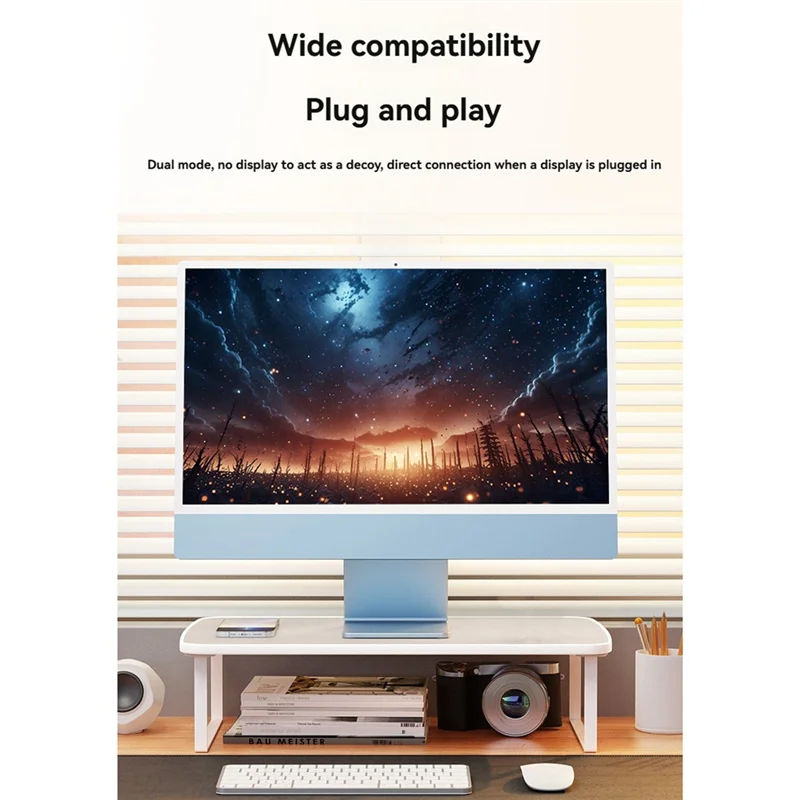 A29F-High Definition Lock Screen Spoofing Device -Compatible Graphics Card Spoofer Fake Load Simulation 4K/60Hz Support