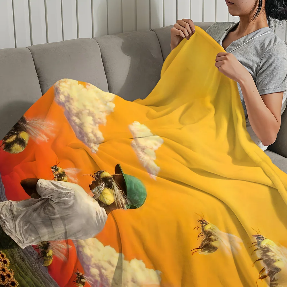 المغني T-Tyler C-الخالق Chromakopia بطانية أفخم قيلولة أريكة البساط لغرفة المعيشة مكتب السرير عيد ميلاد المنزل السفر هدايا الأطفال